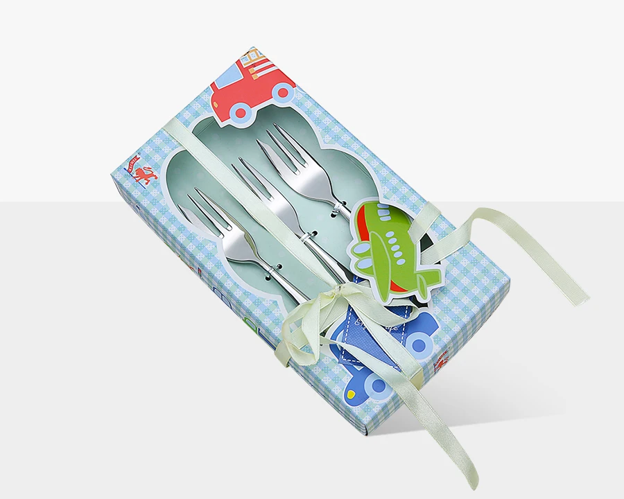 Ryðfrítt kökugafflasett